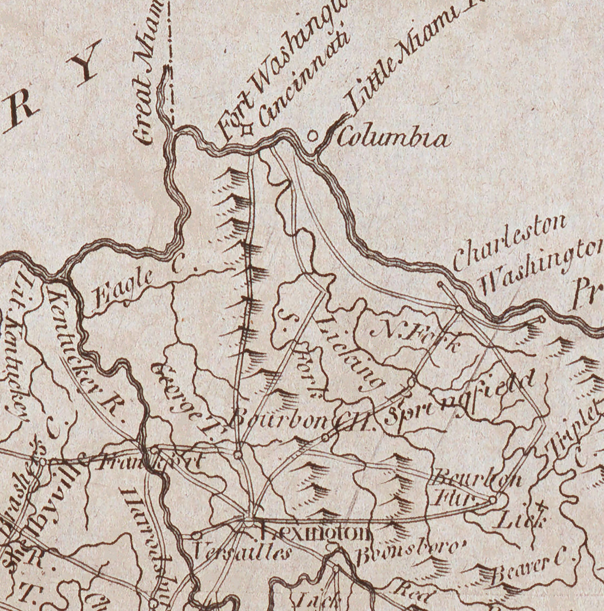 1805 Map of Kentucky