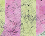 1851 Map of Hamilton and Herkimer County New York