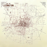 1855 Map of Lexington Fayette County Kentucky