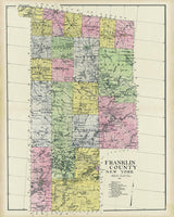 1910 Map of Franklin County New York