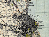 1930 Map of Odessa Odessa Oblast Ukraine