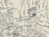 1914 Farm Line Map of Fort Bend County Texas