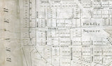 1851 Map of Rochester Beaver County Pennsylvania