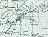 1867 Map of Busti Township Chautauqua County New York