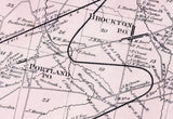 1867 Map of Portland Township Chautauqua County New York