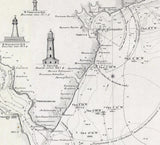 1835 Nautical Chart of The Black Sea West Coast Ukraine Odessa Snake Island