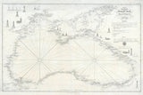 1836 Nautical Chart of the Black Sea Ukraine
