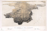 1855 Panoramic Aerial Map of Crimea Ukraine