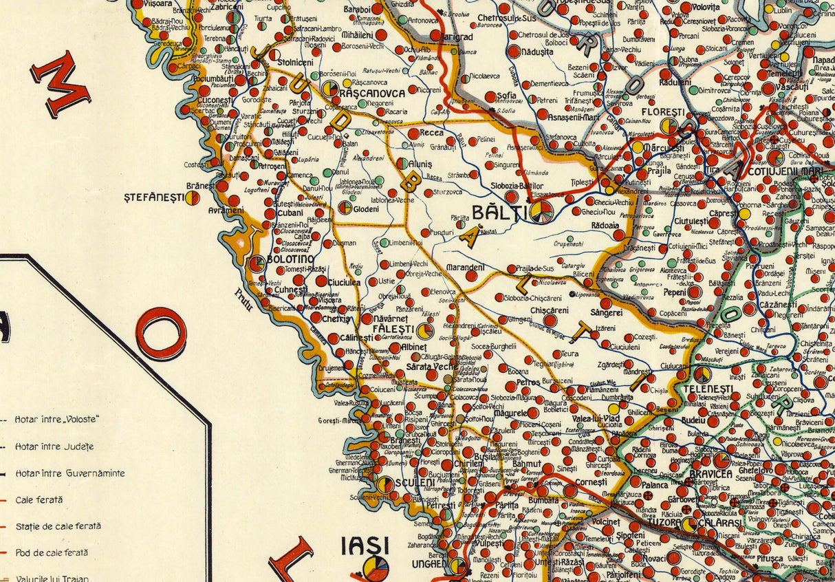1914 Map of Moldova