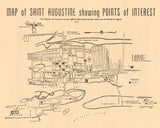 1940 Map of Saint Augustine Florida