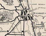 1940 Map of Saint Johns County Florida