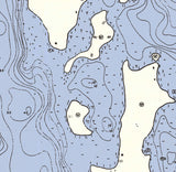 1941 Map of Horsehead Lake Mecosta County Michigan