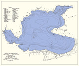 1941 Map of Morrison Lake Branch County Michigan