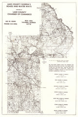 1980 Map of Lake County Florida