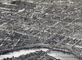 1898 Panoramic Map of Reading Pennsylvania