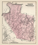 1876 Map of North Whitehall Township Lehigh County Pennsylvania
