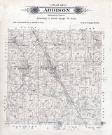 1915 Map of Addison Township Washington County Wisconsin