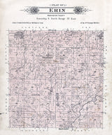 1915 Map of Erin Township Washington County Wisconsin