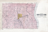 1915 Map of Mequon Township Ozaukee County Wisconsin