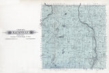 1915 Map of Saukville Township Ozaukee County Wisconsin