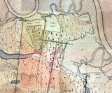 1802 Map of Cumberland Island Camden County Georgia