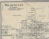 1859 Farm Line Map of Clinton County Ohio