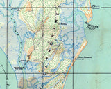 1928 Topo Map of Saint Catherines Island Georgia