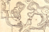 1890s Map of Lake Webster Kosciusko County Indiana