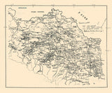 1915 Map of Eastern Ruthenian Galicia Poland and Ukraine