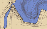 1923 Map of Lake George Steuben County Indiana