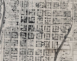 1889 Map of Colorado Springs Colorado
