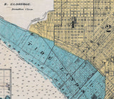 1890 Map of Fairhaven Washington and Vicinity