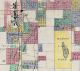1891 Map of Tacoma Washington and Environs