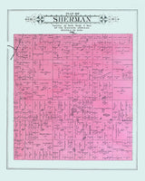 1900 Map of Sherman Township Osceola County Michigan