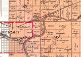 1900 Map of Hersey Township Osceola County Michigan