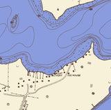 1942 Map of Big Wabasis Lake Kent County Michigan