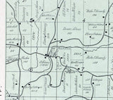 1902 Map of Jefferson Township Guernsey County Ohio