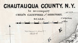 1873 Map of Chautauqua County New York