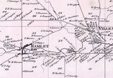 1867 Map of Villenova Township Chautauqua County New York