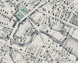 1867 Town Map of Fredonia Chautauqua County New York