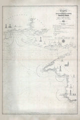 1835 Nautical Chart of The Black Sea West Coast Ukraine Odessa Snake Island