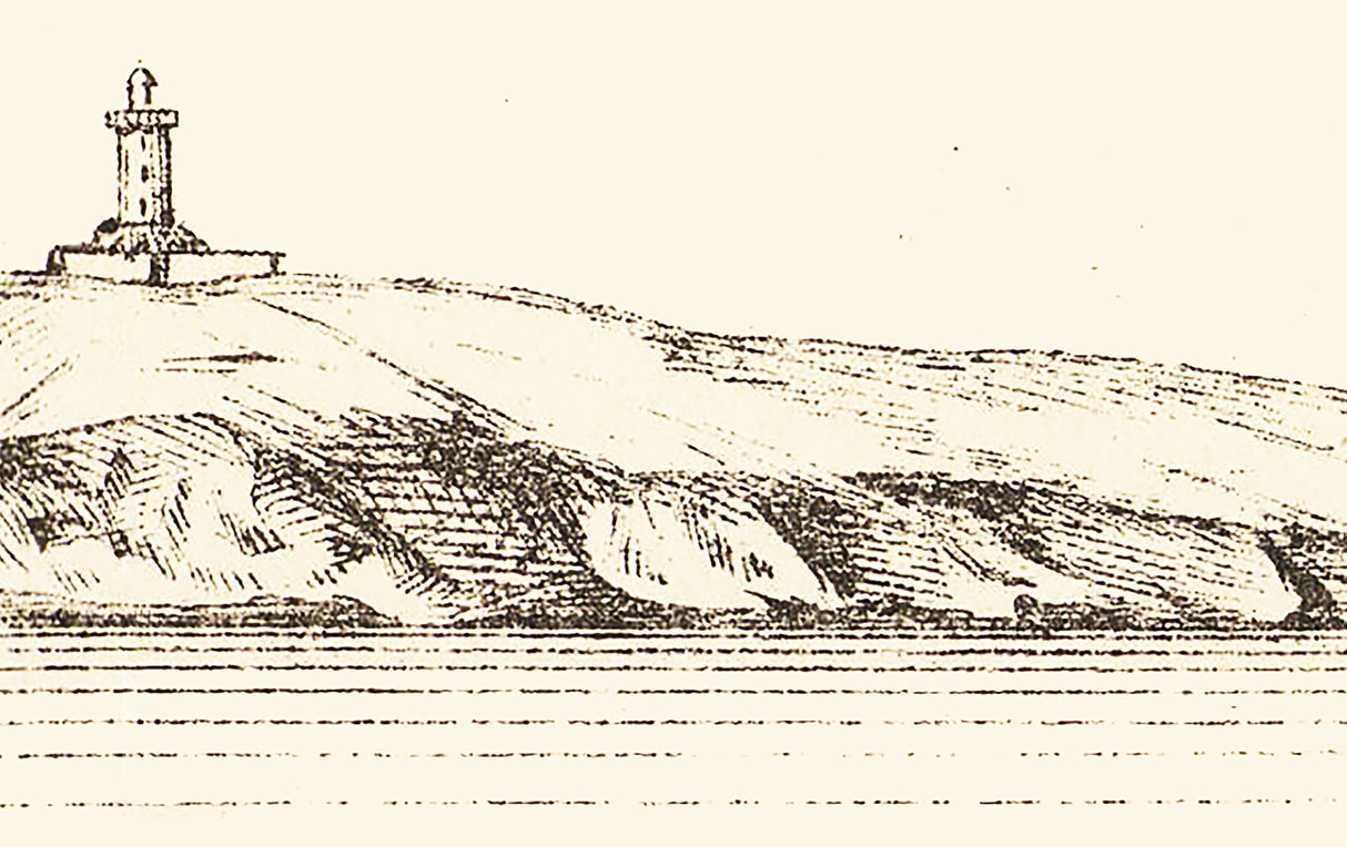 1884 Map of Snake Island Crimea Ukraine Zmiinyi Island