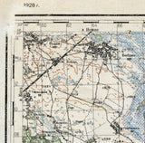 1928 Map of Baryshivka Kiev Oblast Ukraine