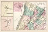 1876 Map of Lynn Township Lehigh County Pennsylvania