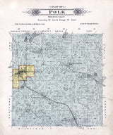 1915 Map of Polk Township Washington County Wisconsin