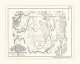 1916 Map of Big Lake Allamakee County Iowa Upper Iowa River