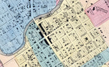 1859 Map of Flint Michigan