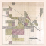 1891 Map of Missoula Montana