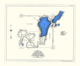 1915 Map of Goose Lake Kossuth County Iowa