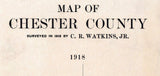 1918 Map of Chester County Tennessee